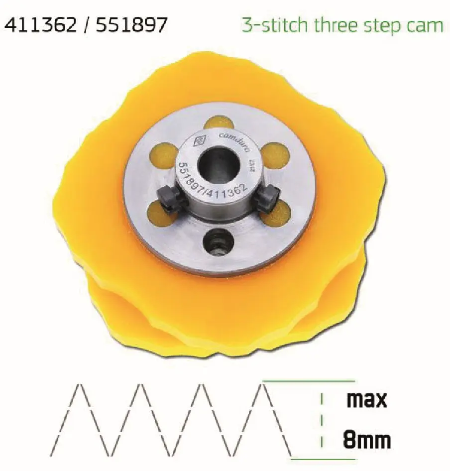 Cam de zigzag Singer 457 (551897 / 411362) EverPeak