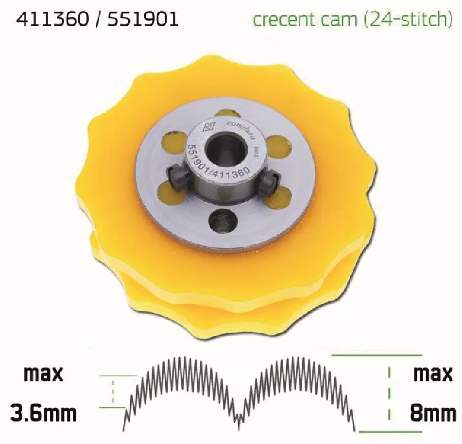 Cam de zigzag Singer 457 EverPeak