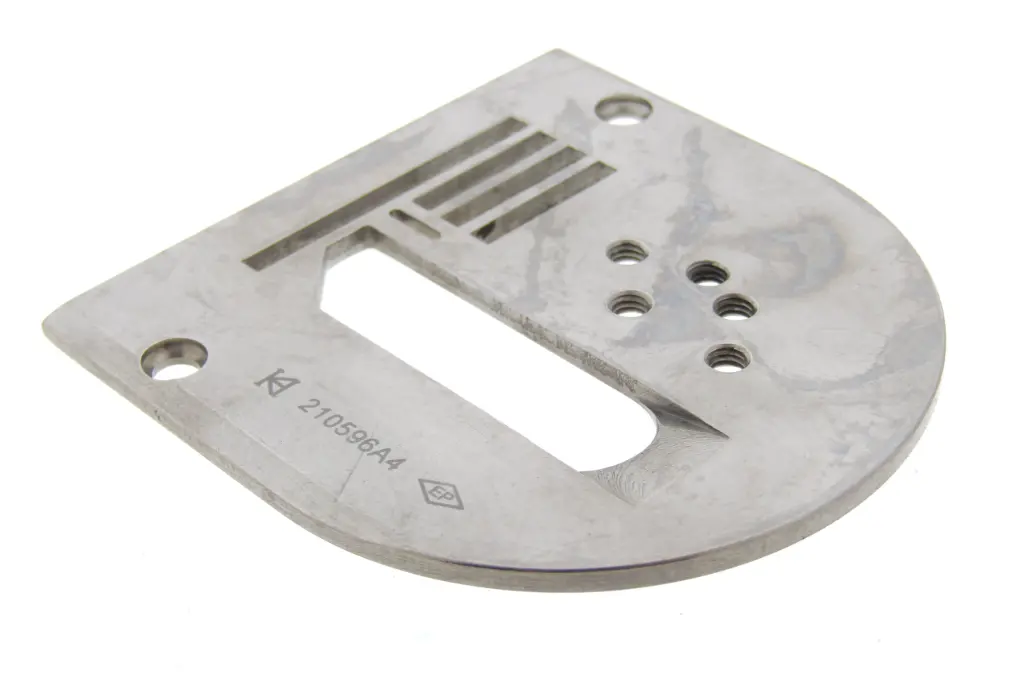 Chapa de agulha  /  espelho ZigZag Juki LZ ou Singer 457 - 4 filas EverPeak