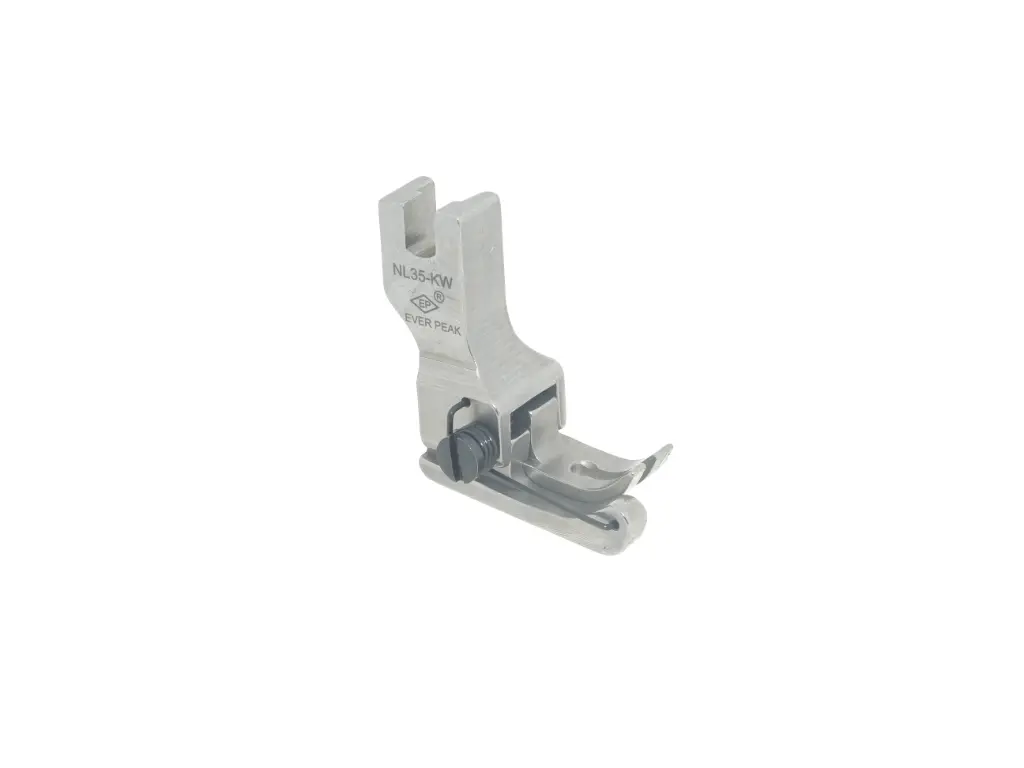 Calcador Compensador esquerdo 3.5mm com mola para passar costuras EverPeak