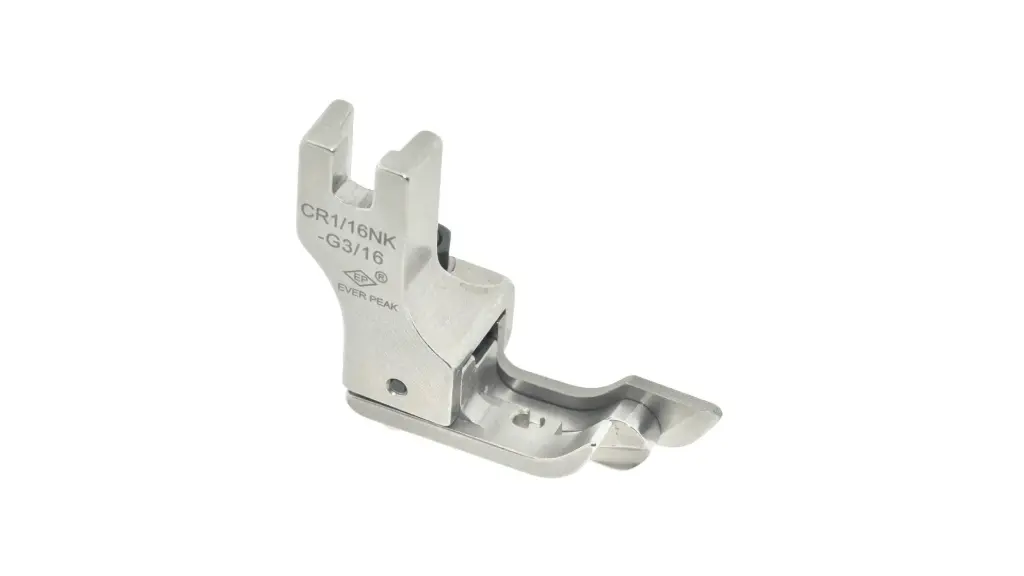 Calcador compensador direito 1.6mm com guia a 4.8mm para finos EverPeak
