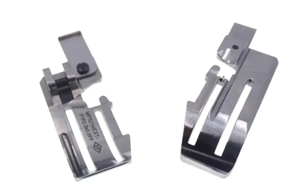 Base de calcador de 2 agulhas arrasto superior para piping 2mm EverPeak