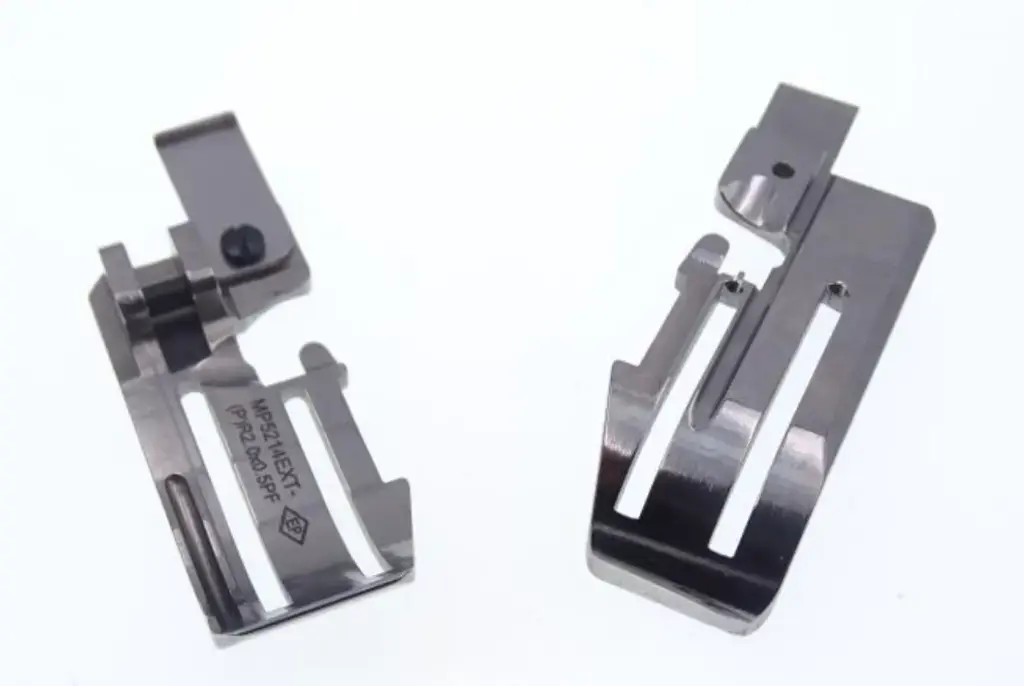 Base de calcador de 2 agulhas arrasto superior para piping 2mm EverPeak