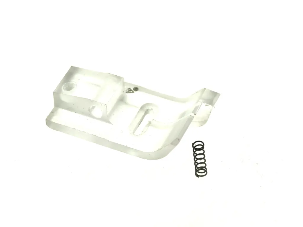 Base de calcador de zig zag transparente com guia direito para zigzag de 5.5mm Juki  /  Singer para tecidos médios EverPeak