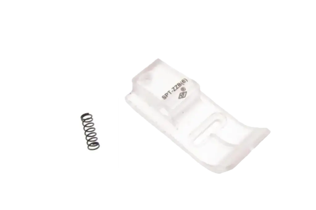 Base de calcador de zig zag transparente para zigzag de 8 mm Juki  /  Singer EverPeak