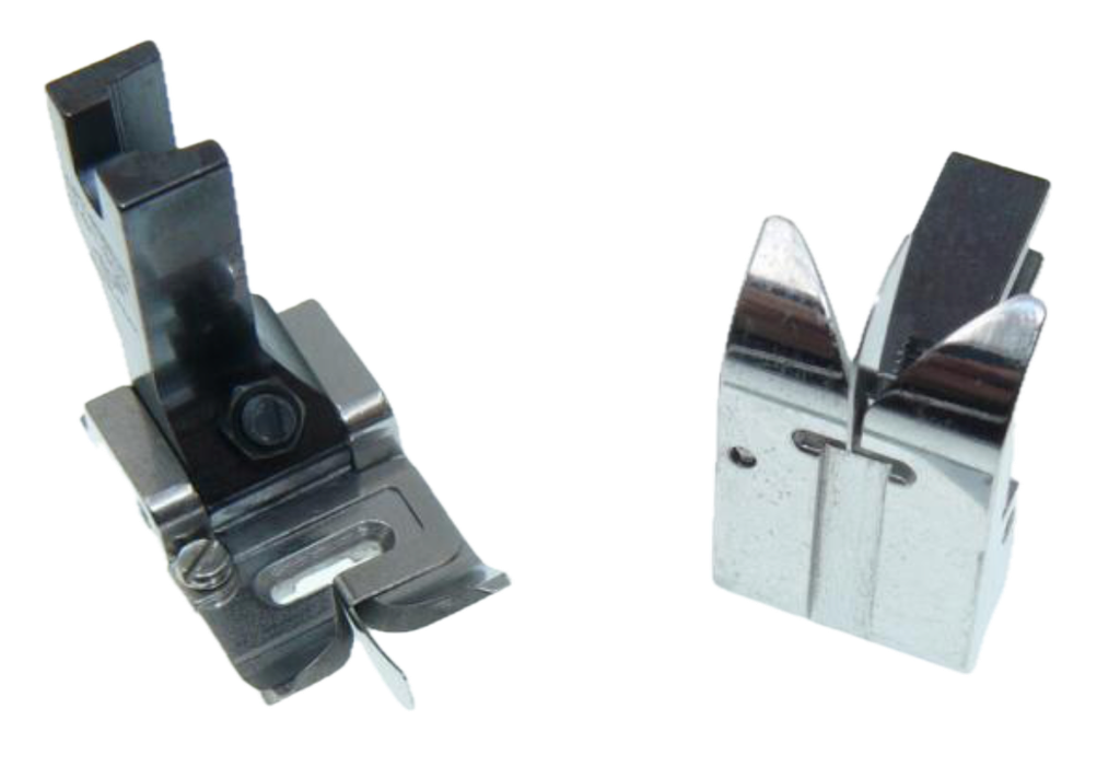 Calcador ZigZag Pfaff 938 com ajuste de levantar a frente, canal de rolinho e guia central EverPeak