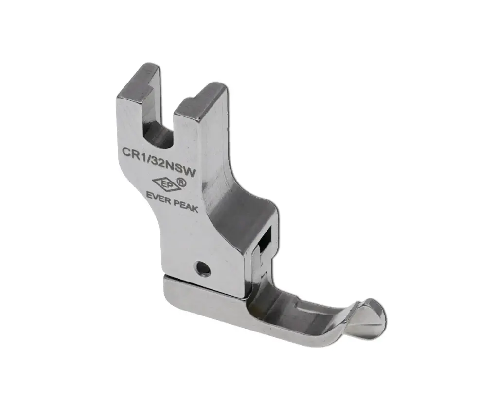 Calcador compensador 0.8mm estreito direito para fechos EverPeak