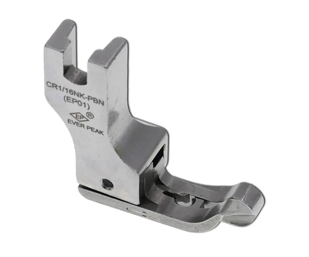 Calcador compensador direito para maquina PBN (Remate limpo) 1.6mm EverPeak