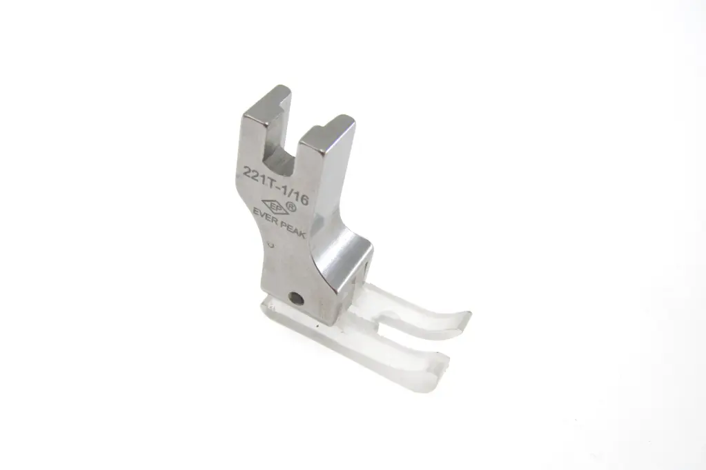 Calcador compensador transparente Esquerdo 1.6mm largo EverPeak