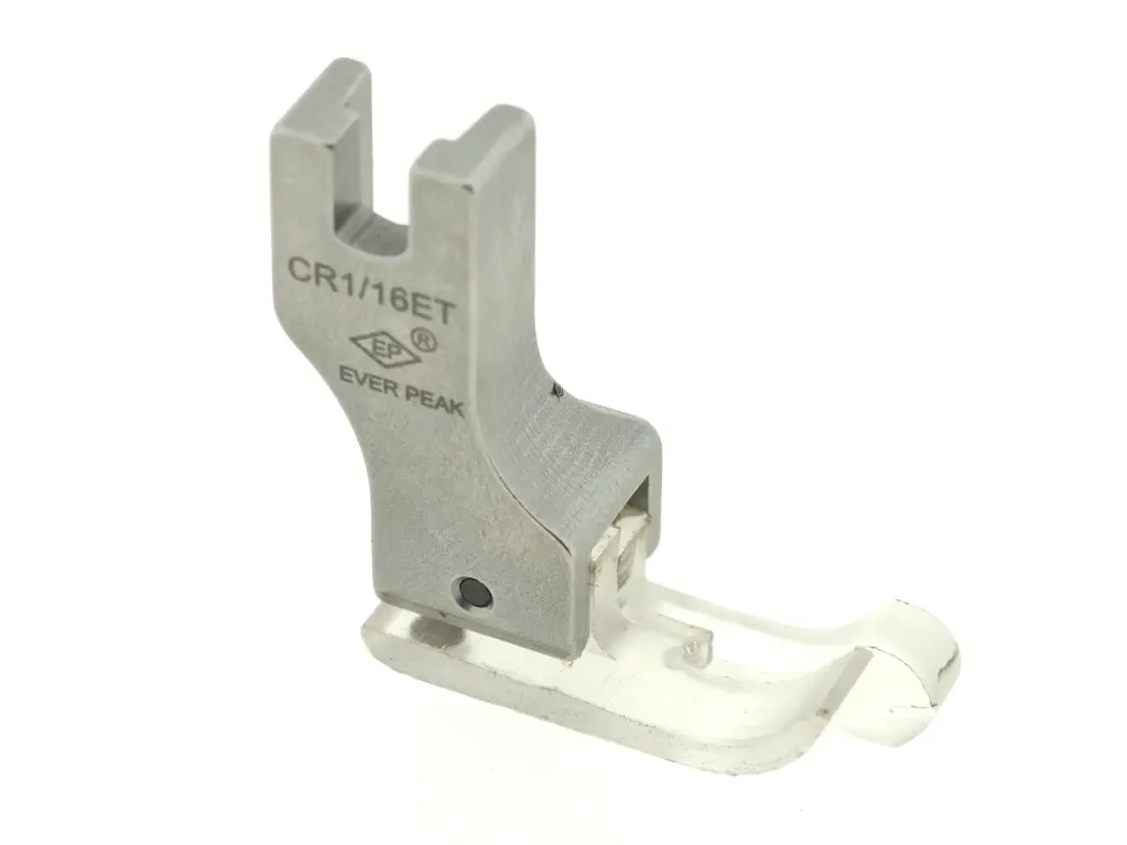 Calcador compensador transparente direito 1.6mm largo EverPeak