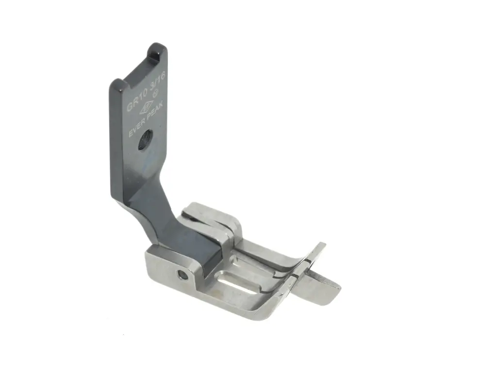 Calcador de duas agulhas 4.8mm Ponto preso com guia direito a 1mm para tecidos medios EverPeak