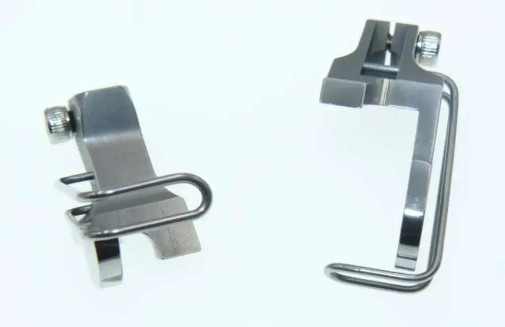 Calcador de triplo arrasto esquerdo de meter bibos 6mm Durkopp 467 / 767 EverPeak