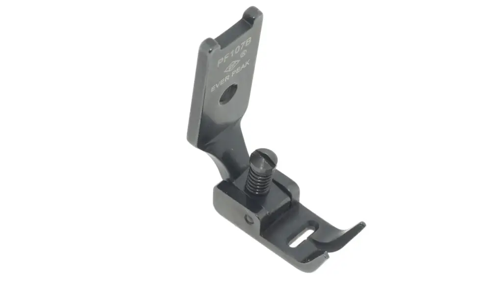 Calcador de zig zag 5mm Singer / Juki para tecidos finos, com ajuste de angulo e visão v-sight EverPeak = PF107B (241375)