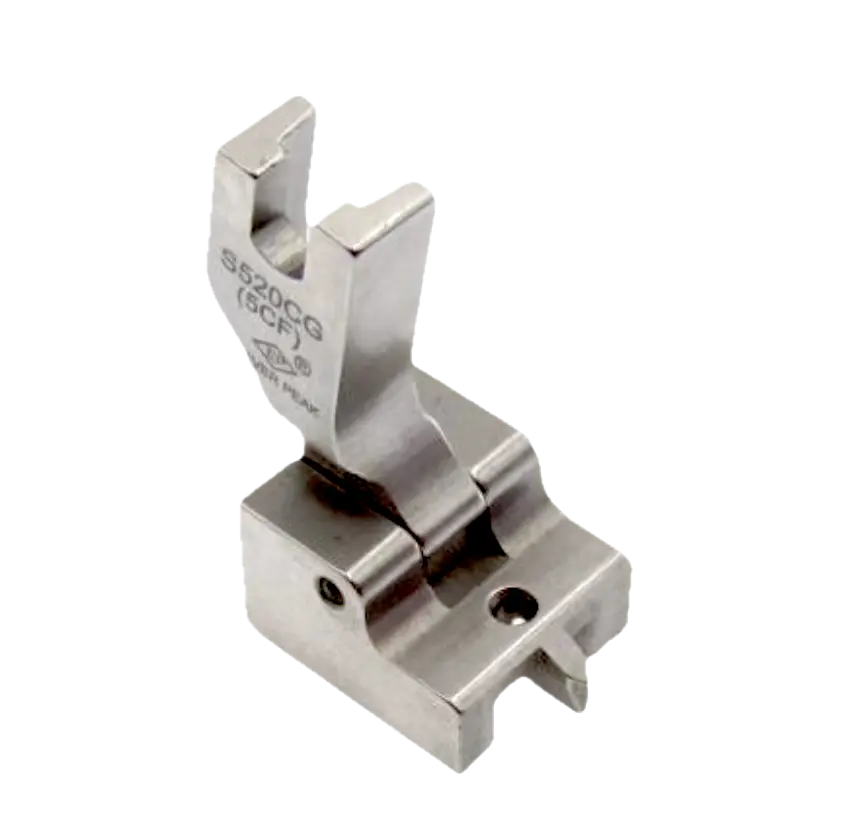 Calcador fechos invisiveis YKK com guia central para cantos EverPeak