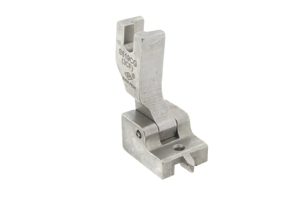 Calcador fechos invisiveis YKK com guia central para cantos EverPeak