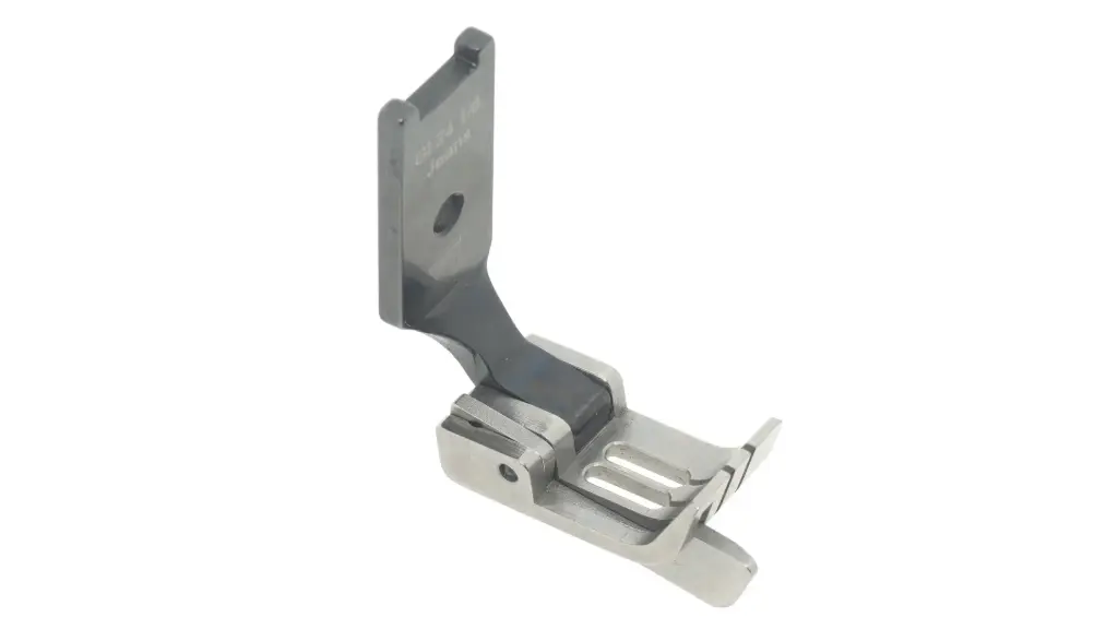 Calcador para maquina de 2 agulhas 3.2mm  ponto preso com guia esquerdo  2.4mm para grossos EverPeak
