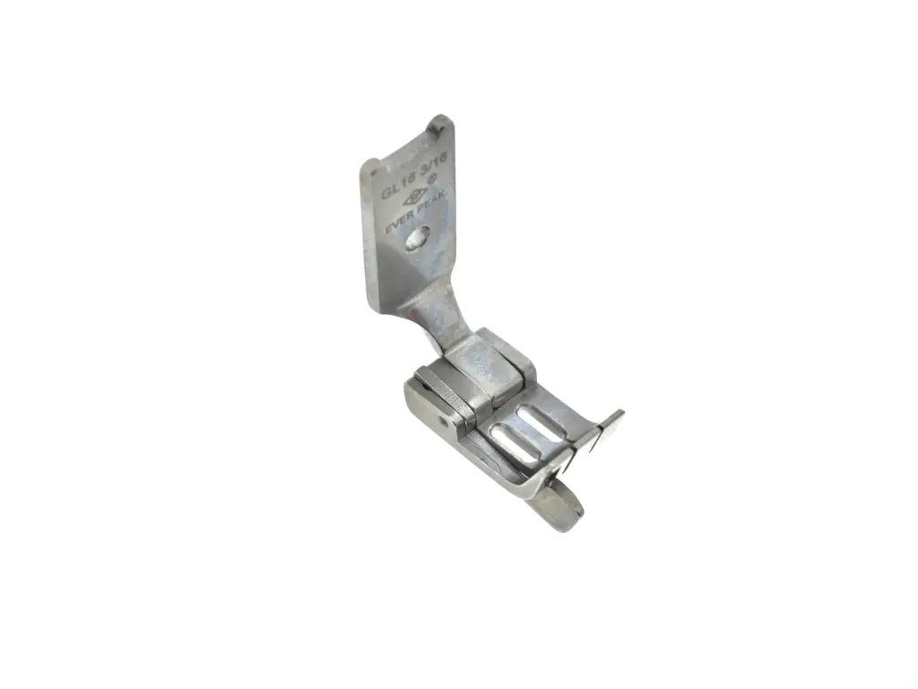 Calcador para maquina de 2 agulhas 4.8mm Ponto preso com guia esquerdo a 1.8mm para tecidos medios EverPeak