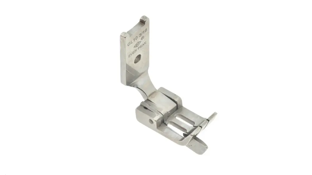 Calcador para maquina de 2 agulhas 4.8mm Ponto preso com guia esquerdo a 1mm EverPeak