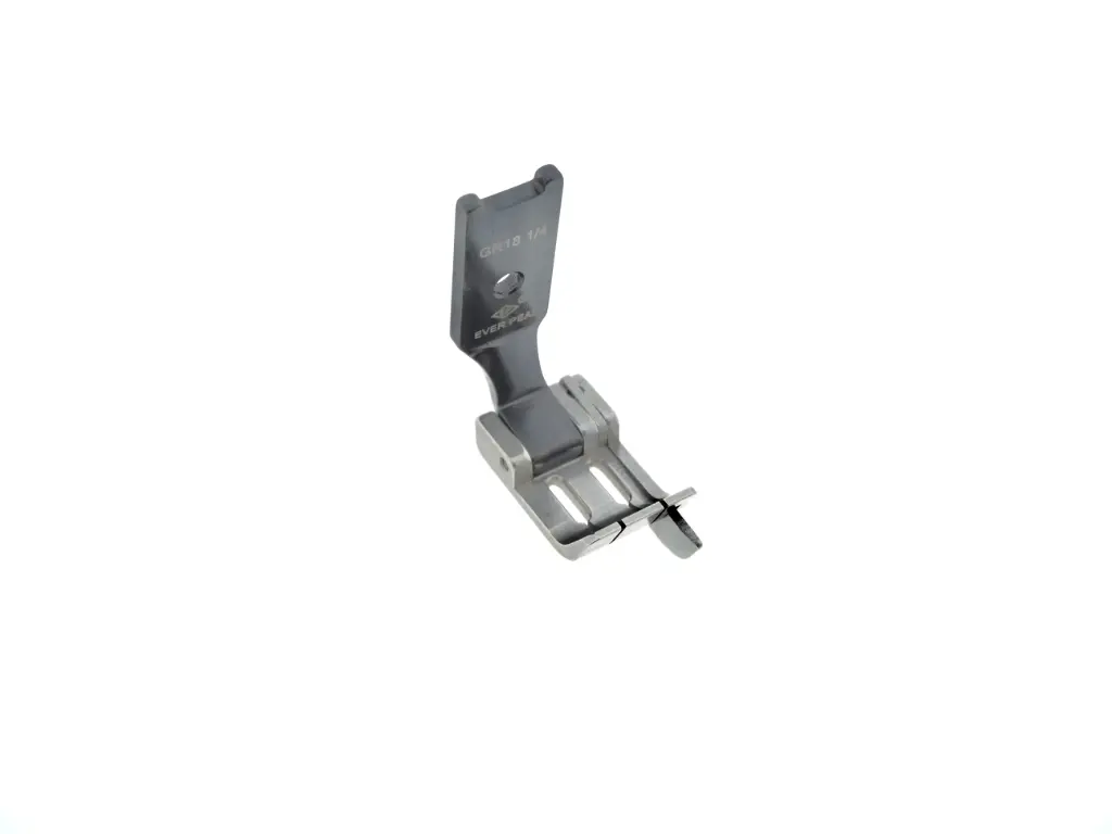Calcador para maquina de 2 agulhas 6.4mm Ponto preso com guia direito a 1.8mm para tecidos medios EverPeak