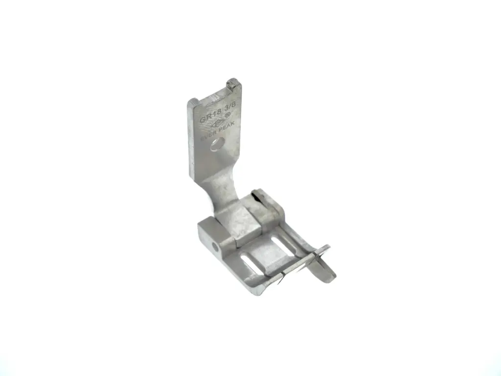 Calcador para maquina de 2 agulhas 9.5mm Ponto preso com guia direito a 1.8mm para tecidos medios EverPeak