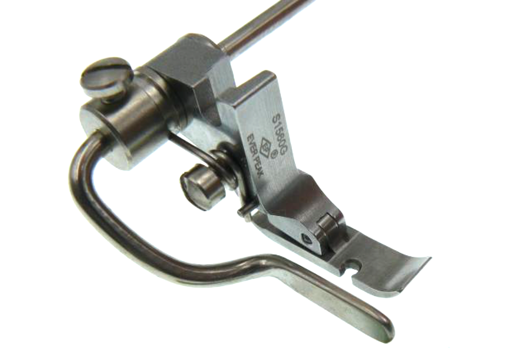 Calcador patilha direita largo 1.5x6mm c / guia aéreo Dir. / Esq EverPeak