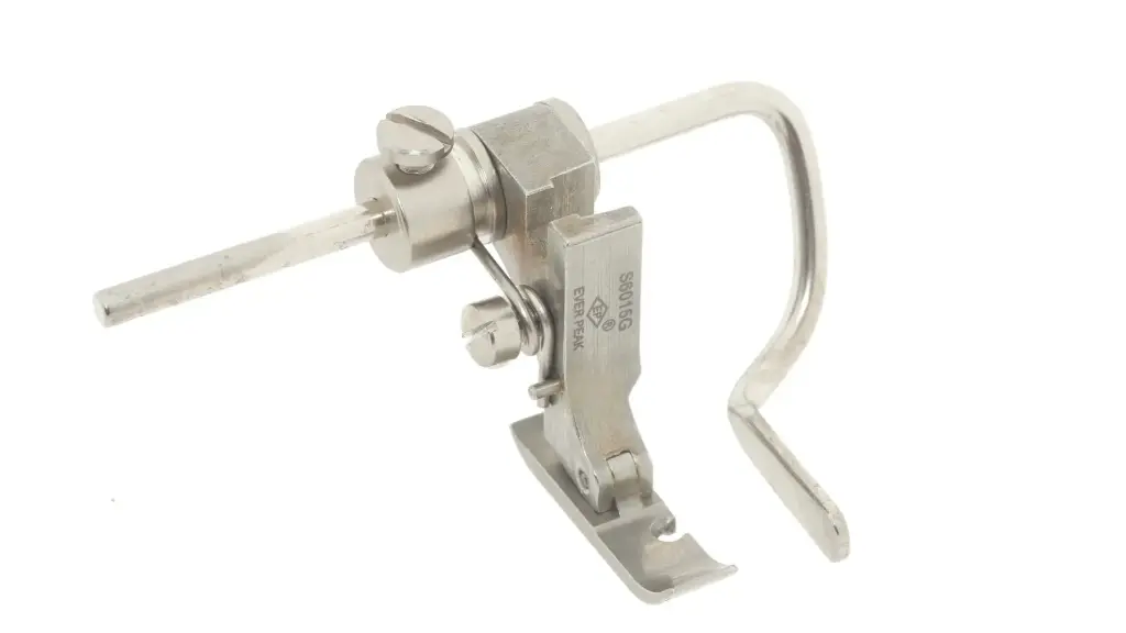 Calcador patilha esquerda larga 1.5x6mm c / guia aéreo Dir. / Esq EverPeak