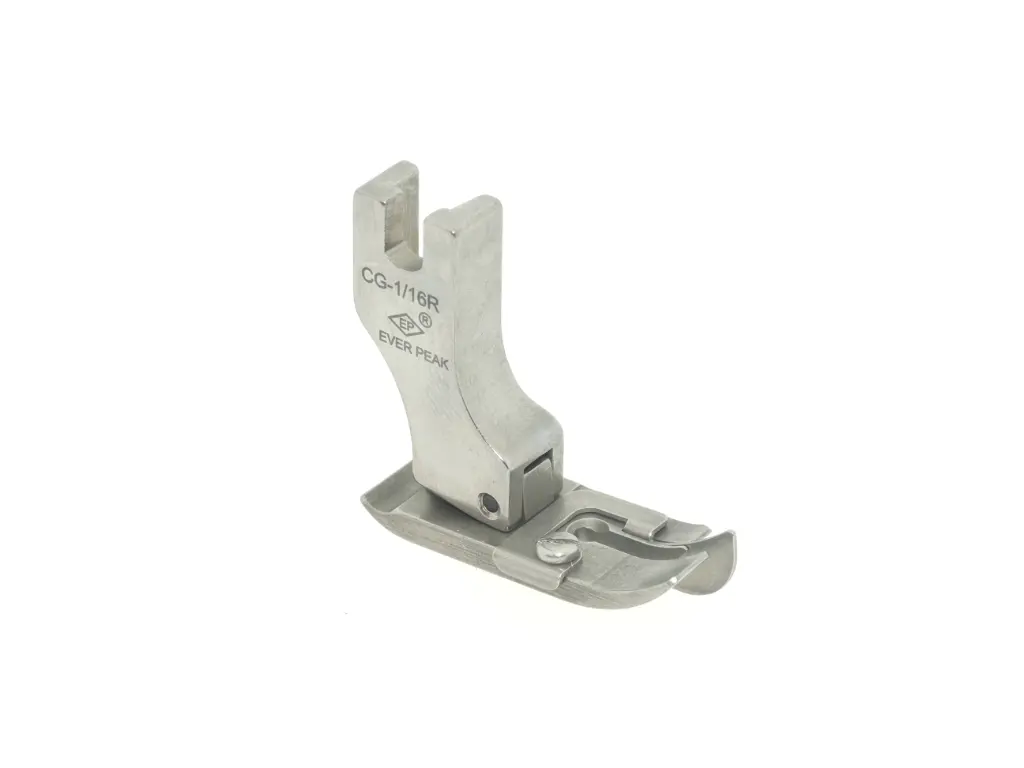 Calcador pespontar 1.6mm com guia de mola direito EverPeak