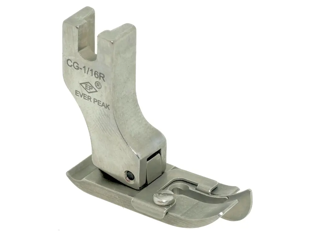 Calcador pespontar 1.6mm com guia de mola direito EverPeak