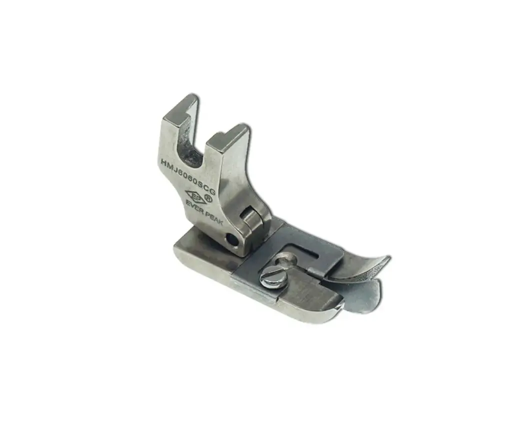 Calcador pé baixo curto 6mmx6mm com guia central Juki EverPeak