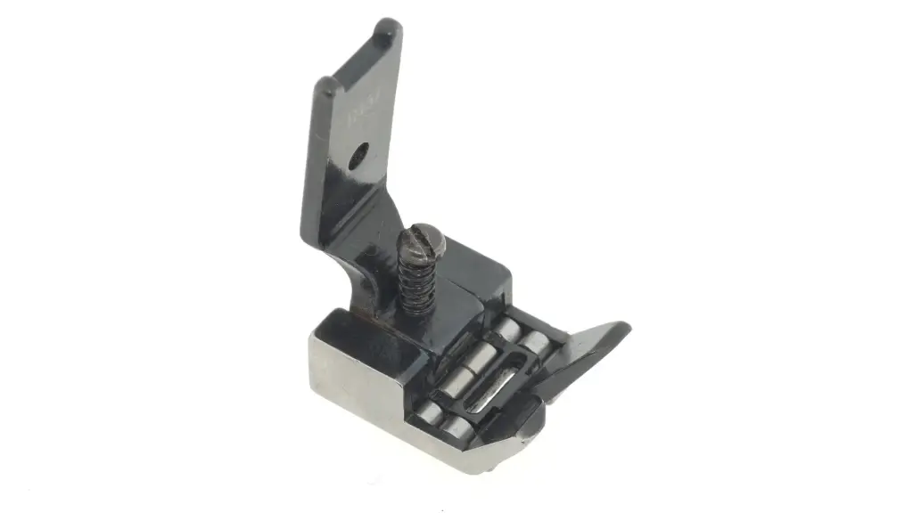 Calcador ZigZag 9.5mm de roletos Singer / Juki para tecidos grossos com visão V-Sight EverPea