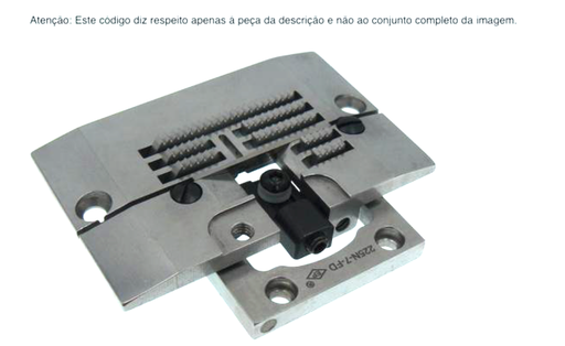 [Ev.225N-7-NP] Chapa de agulha  /  espelho ZigZag de aparar Juki  /  Singer EverPeak