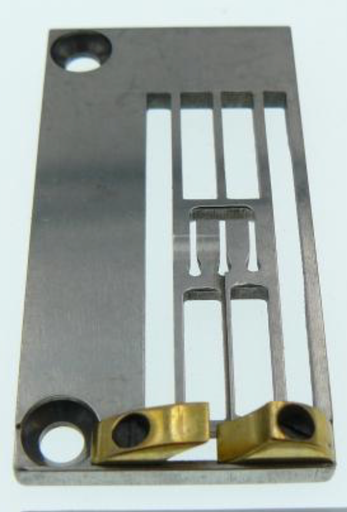 [Ev.257018D56] Chapa de agulha  /  espelho recobrimento com guias de tombar costuras Pegasus EverPeak