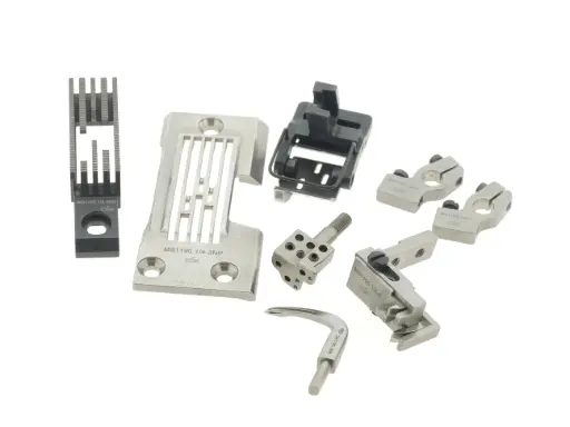 [Ev.MS-1190.1/4-3N] Transformação 3 agulhas 1 / 4 - 6.4mm Juki MS1190 para finos EverPeak CF