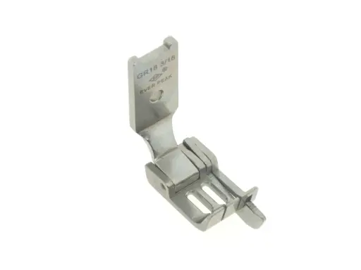 [Ev.GR18-3/16] Calcador de duas agulhas 4.8mm Ponto preso com guia direito a 1.8mm para tecidos medios EverPeak 