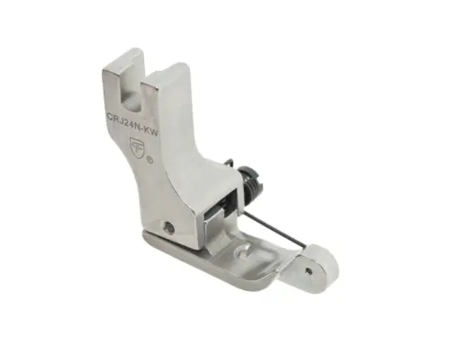 [Ev.CRJ24N-KW] Calcador compensador direito estreito para grossos com mola para passar costuras 2.4mm EverPeak (cópia)