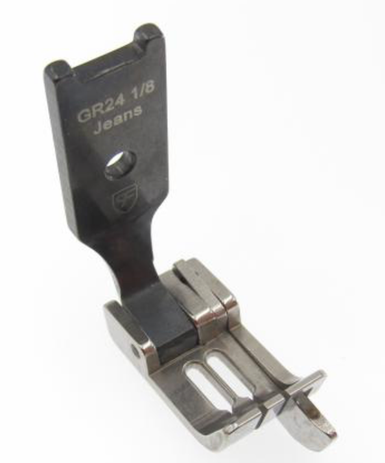 [Ev.GR24-1/8] Calcador de duas agulhas 3.2mm Ponto preso com guia direito a 2.4mm para grossos EverPeak