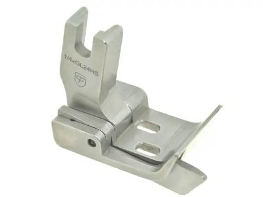 [Ev.1/4xGL24HS] Calcador com guia movel esquerdo para Juki MH380 1/4 - 6.4mm EverPeak 
