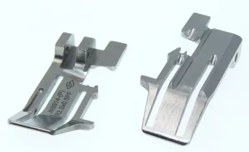 [Ev.JK6914R2.0x0.5PF] Base de calcador de 2 agulhas arrasto superior para piping 2mm EverPeak ( JK6914-(P)R2.0x0.5PF )