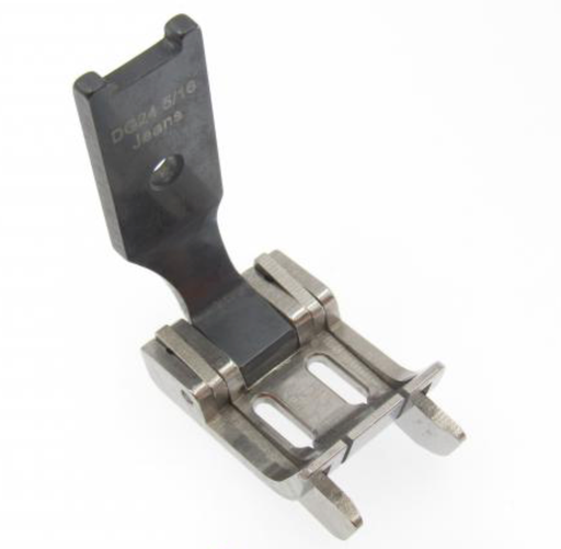 [Ev.DG24-5/16Jeans] Calcador 2 agulhas 5 / 16 para grossos c /  duplo guia com 2.4mm de margem EverPeak