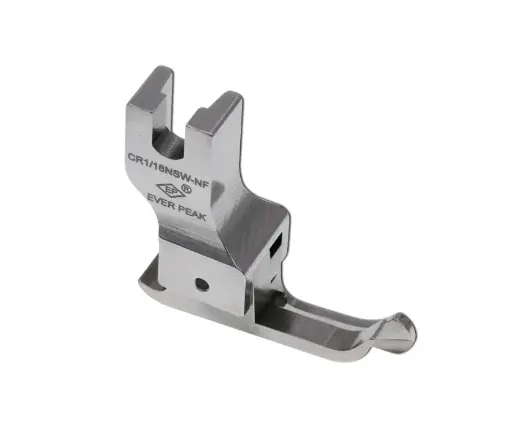 [Ev.CR1/16NSW-NF] Calcador compensador 1.6mm estreito direito para fechos duplo arrasto EverPeak