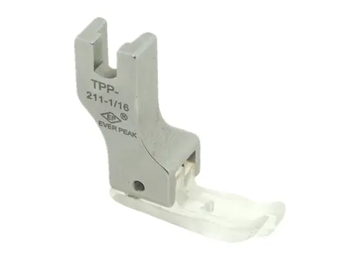 [Ev.TPP-211-1/16] Calcador compensador direito 1.6mm de ponto preso transparente EverPeak