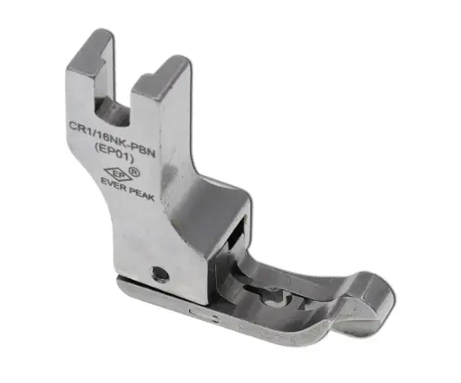 [Ev.CR1/16NK-PBN(EP01)] Calcador compensador direito para maquina PBN (Remate limpo) 1.6mm EverPeak