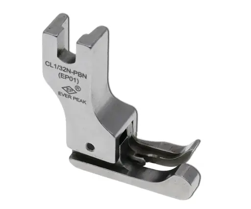 [Ev.CL1/32N-PBN(EP01)] Calcador compensador esquerdo para maquina PBN (Remate limpo) 0.8mm EverPeak