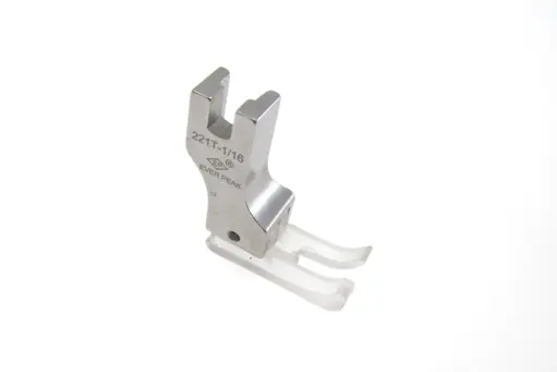 [Ev.221T-1/16] Calcador compensador transparente Esquerdo 1.6mm largo EverPeak