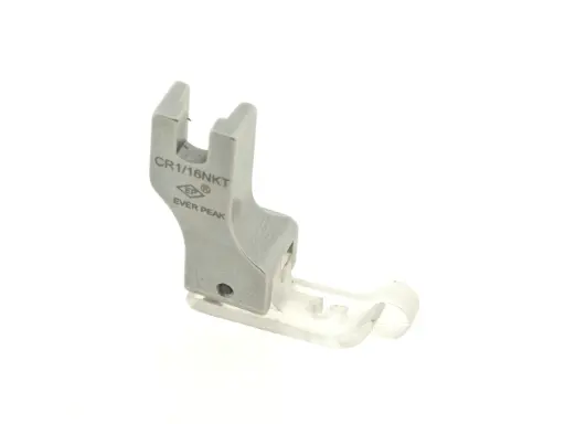 [Ev.CR1/16NKT] Calcador compensador transparente direito 1.6mm para finos EverPeak