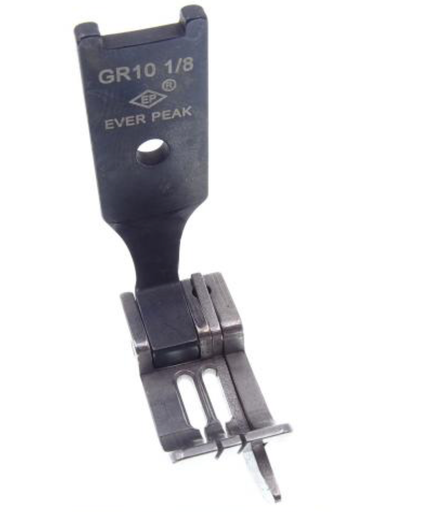 [Ev.GR10-1/8] Calcador de duas agulhas 3.2mm Ponto preso com guia direito a 1mm para tecidos medios EverPeak