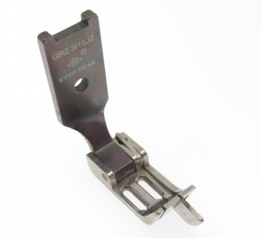 [Ev.GR2-3/16JZ] Calcador de duas agulhas 4.8mm Ponto preso com guia direito a 2mm para grossos EverPeak