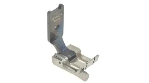 [Ev.GL24-5/16Jeans] Calcador para 2 agulhas 8mm Ponto preso com guia esquerdo  2.4mm para grossos EverPeak