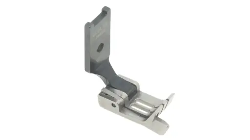 [Ev.GL24-1/8Jeans] Calcador para maquina de 2 agulhas 3.2mm  ponto preso com guia esquerdo  2.4mm para grossos EverPeak