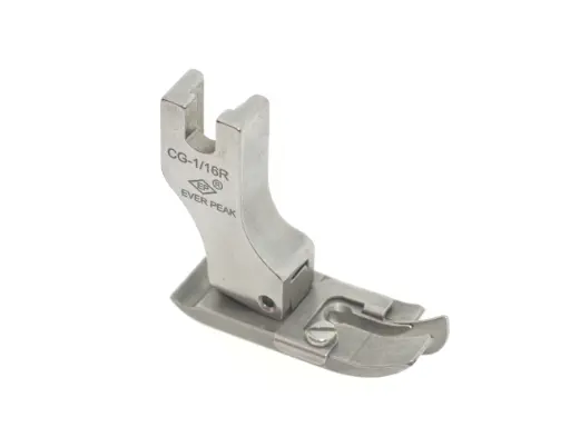 [Ev.CG-1/16R] Calcador pespontar 1.6mm com guia de mola direito EverPeak
